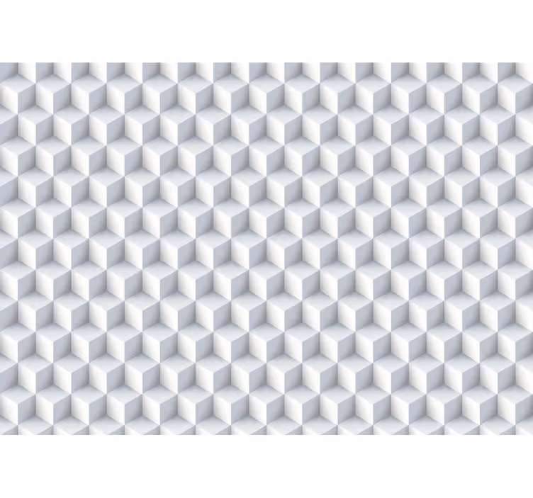 Papier peint 3d motif cubes - TenStickers