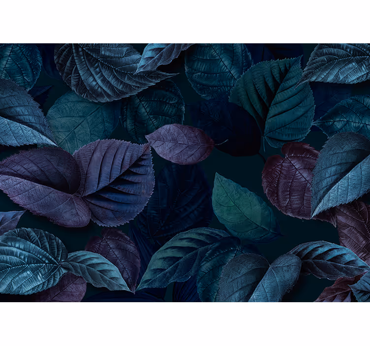 Tapisserie nature motifs de feuilles douces - TenStickers