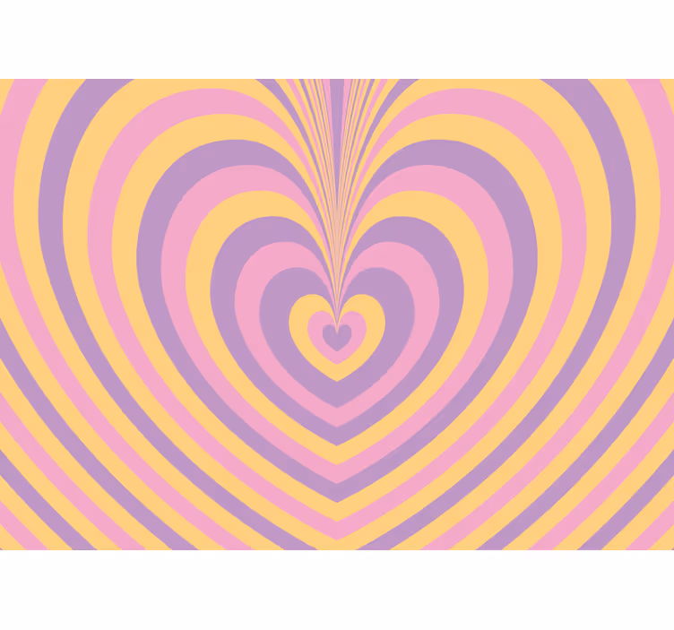 Tapisserie amour motif cœur - TenStickers