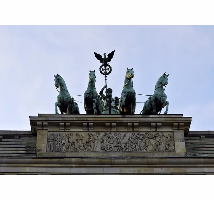 Tapisserie berlin statue de la porte de brandebourg - TenStickers