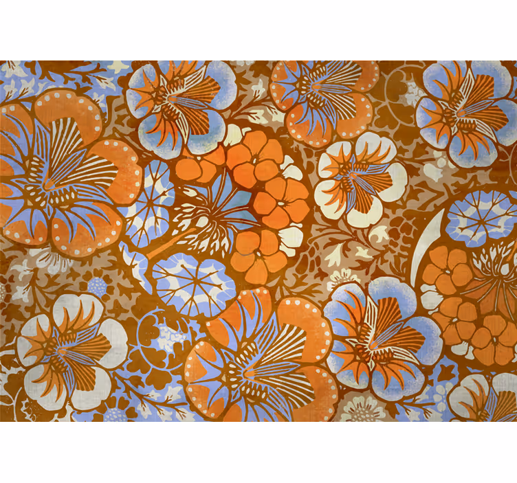 Tapisserie fleur motifs floraux enchanteurs - TenStickers