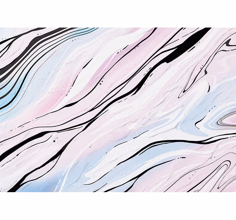 Tapisserie abstraite motif marbré fluide - TenStickers