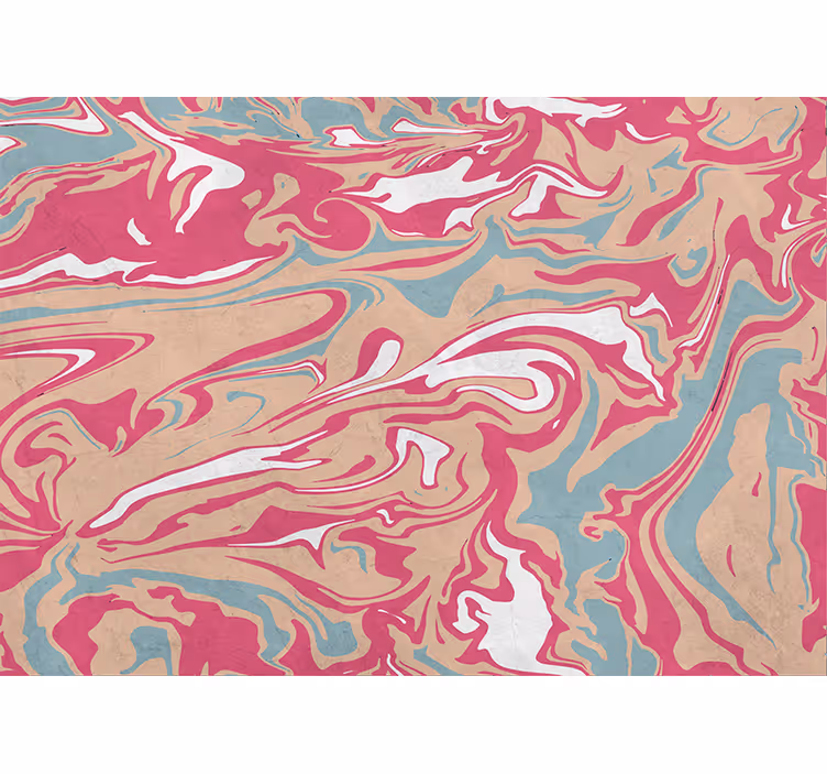 Tapisserie abstraite motifs marbrés fluides - TenStickers