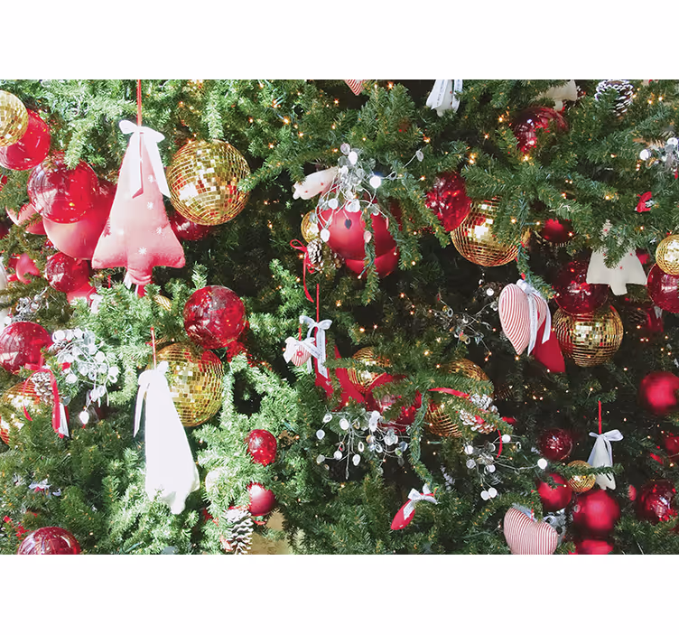 Tapisserie noel décorations de fête - TenStickers