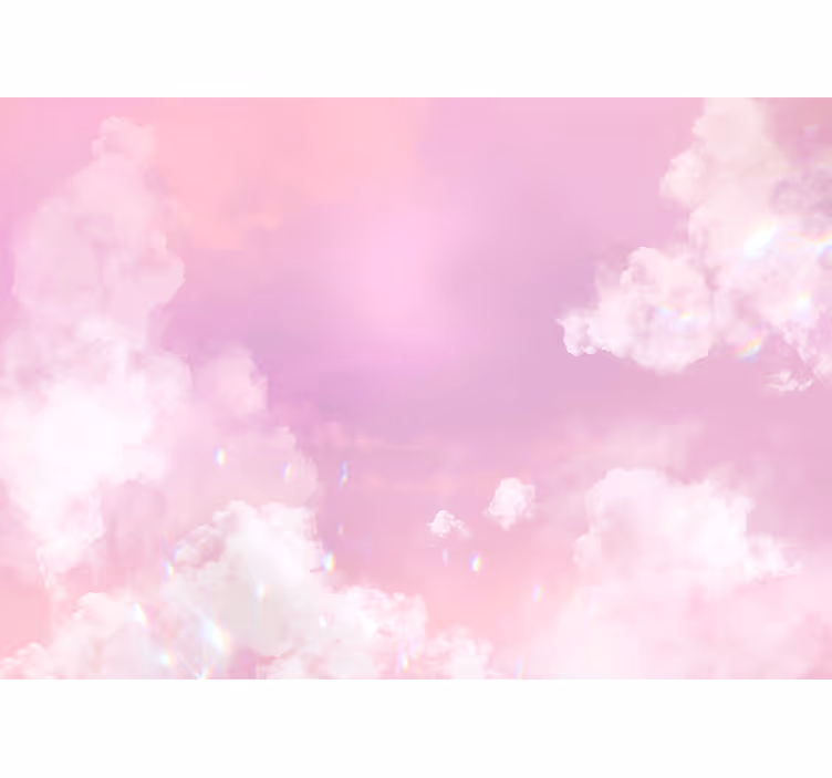 Tapisserie ciel paysage nuageux de rêve - TenStickers