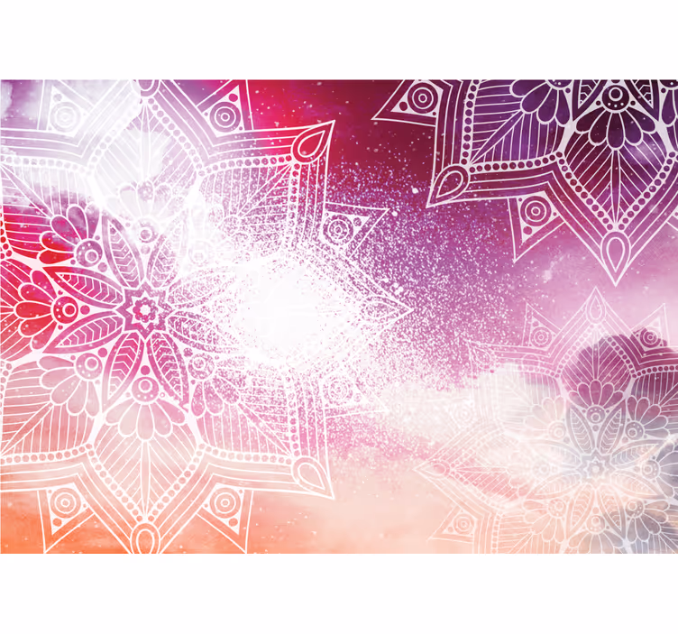 Tapisserie mandala motifs mandala élaborés - TenStickers
