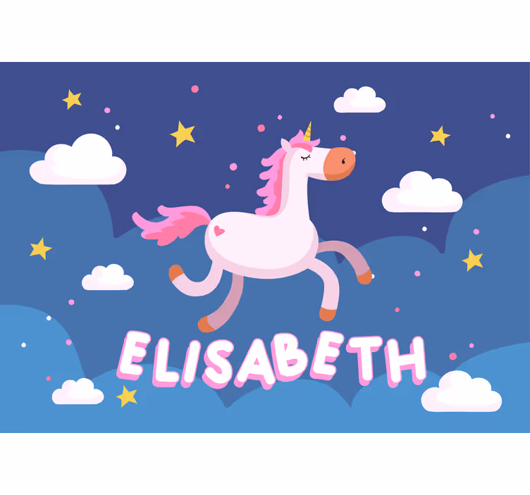 Tapisserie animaux rêve féerique de licorne - TenStickers