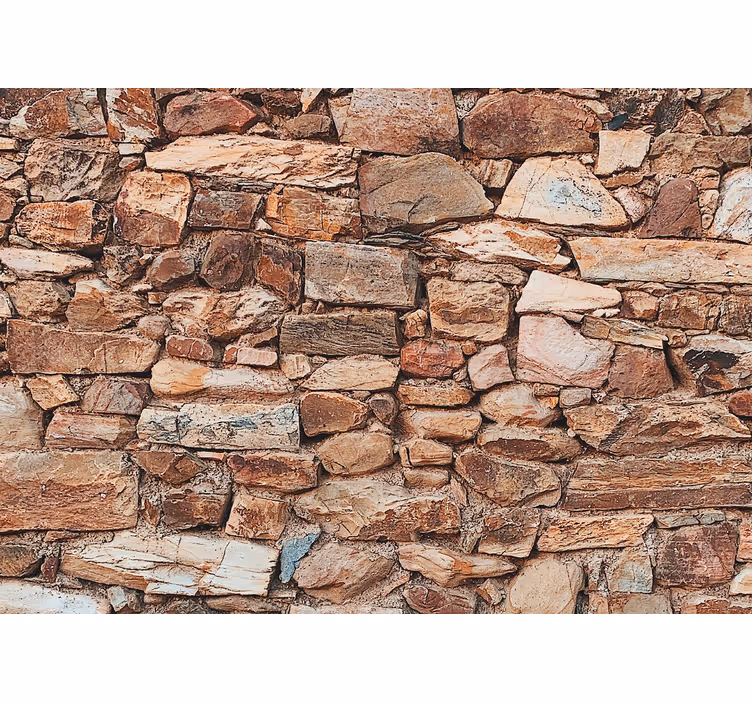 Tapisserie imitation pierre texture rustique - TenStickers