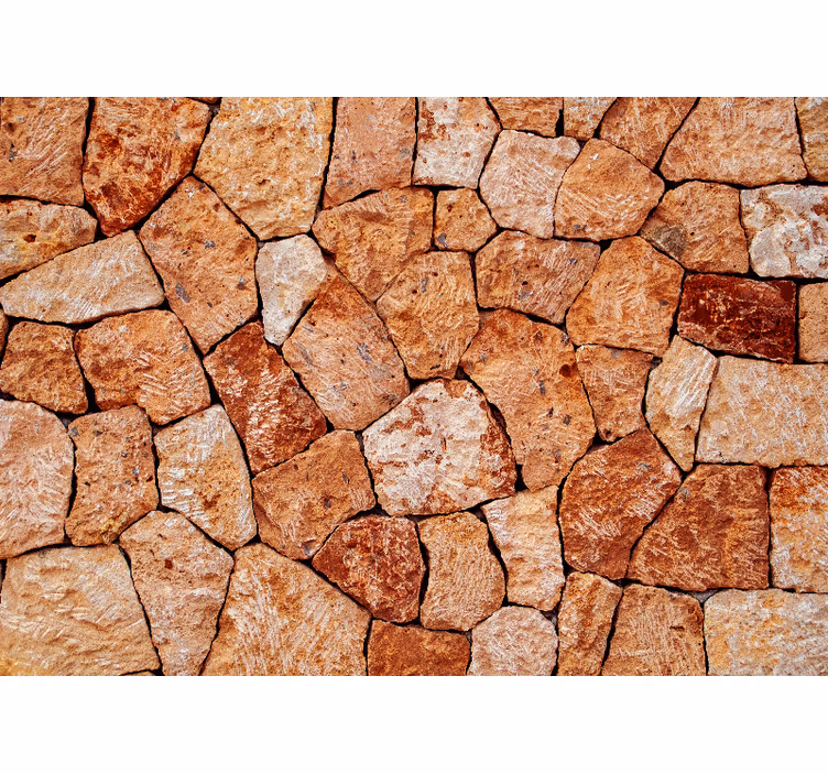 Tapisserie imitation pierre motif texturé - TenStickers