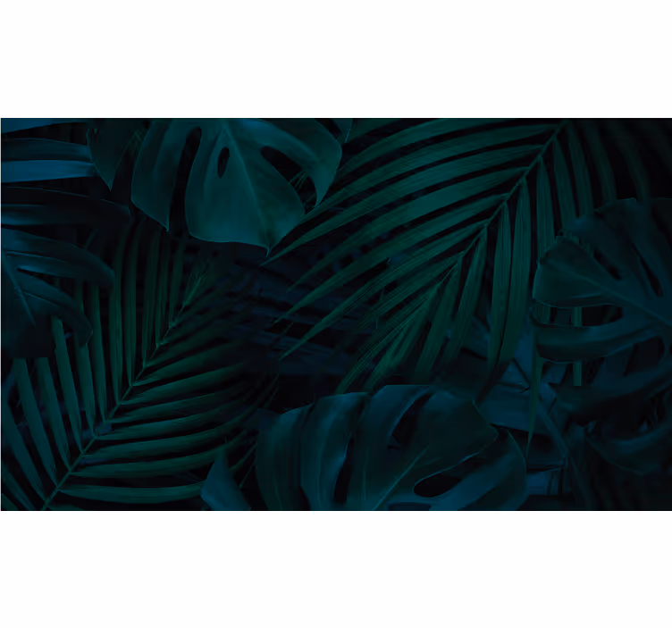 Papiers peints nature affichage de feuillage tropical - TenStickers
