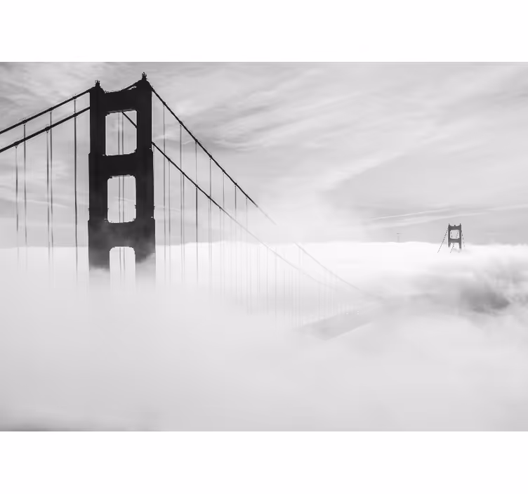 Tapisserie villes et pays extension golden gate - TenStickers