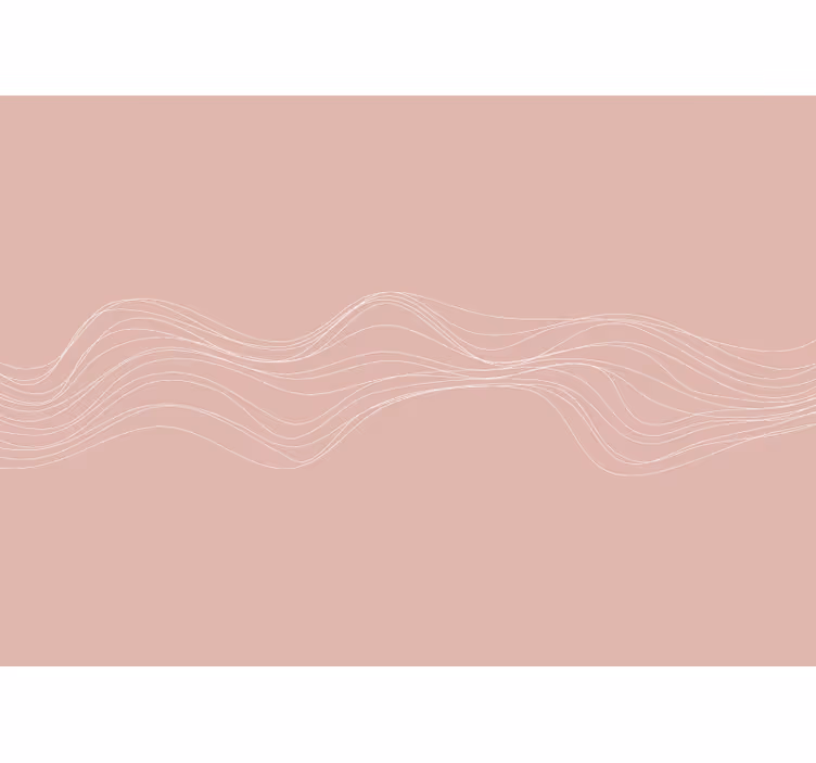 Tapisserie textures et motifs lignes courbes élégantes - TenStickers