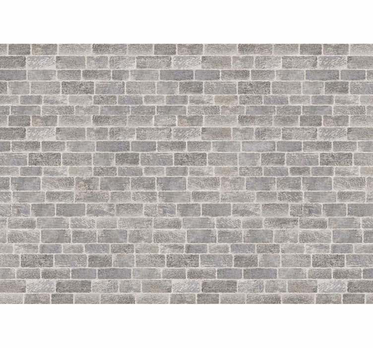 Tapisserie brique gris texturé - TenStickers