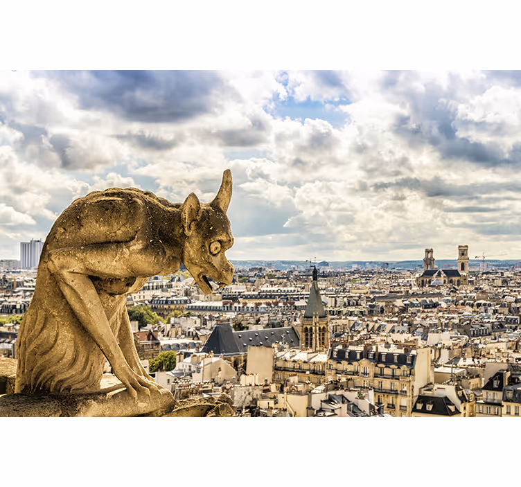 Photo murale gargouille gothique - TenStickers