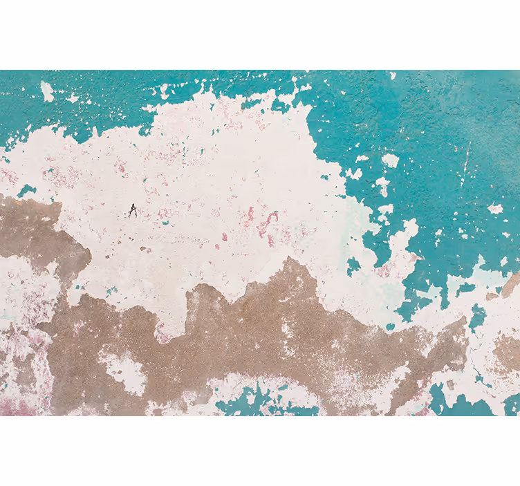 Tapisserie murale motifs mur épluché grunge - TenStickers