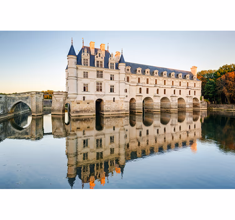 Tapisserie murale Château de Chenonceau - TenStickers