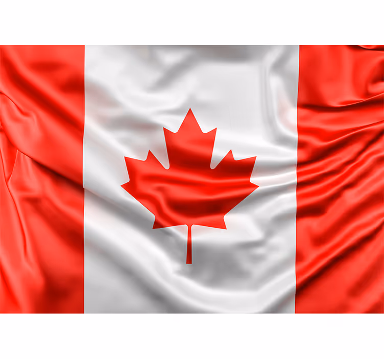 Tapisserie autres villes et de pays drapeau canadien - TenStickers
