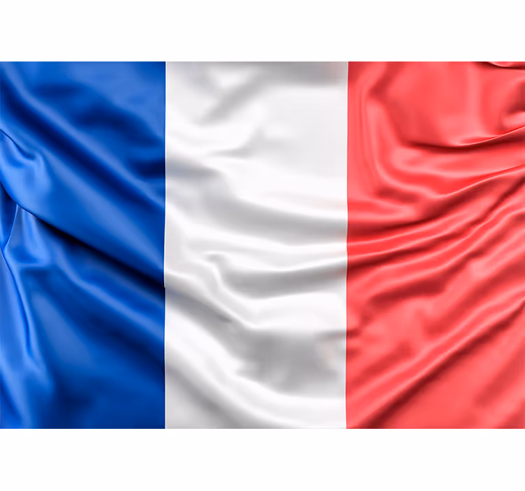 Tapisserie autres villes et de pays drapeau français - TenStickers