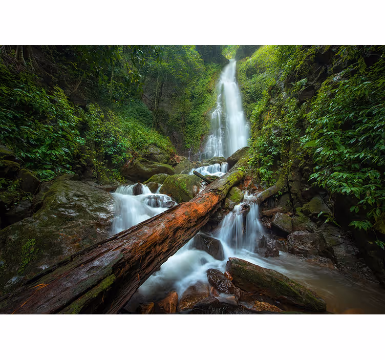 Tapisserie cascade chute tranquille - TenStickers
