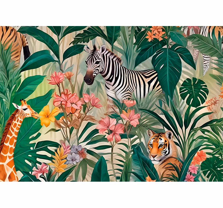 Tapisserie autres animaux explosion naturelle - TenStickers