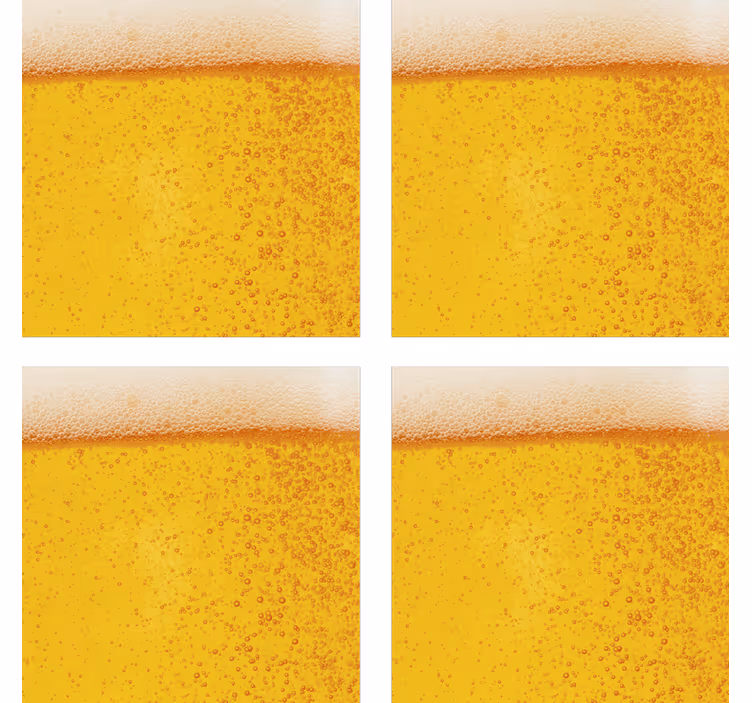 Sous-bocks de texture de la bière - TenStickers