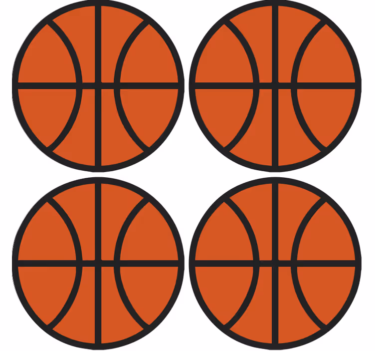 dessous de verre moderne Basketball - TenStickers