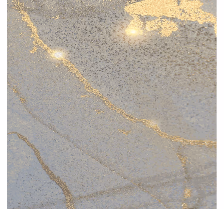 Dessous de verre surface dorée élégante - TenStickers