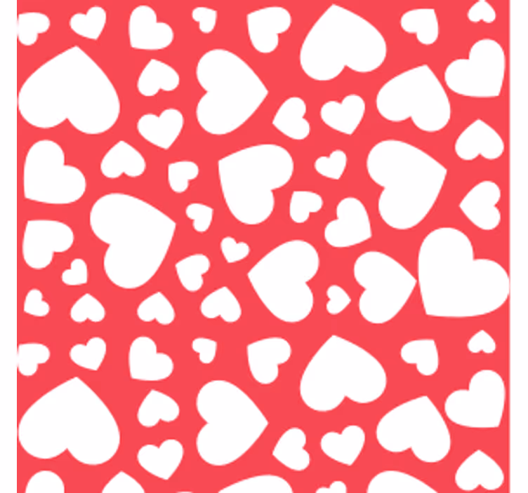 Dessous de verre mariage motif cœur - TenStickers