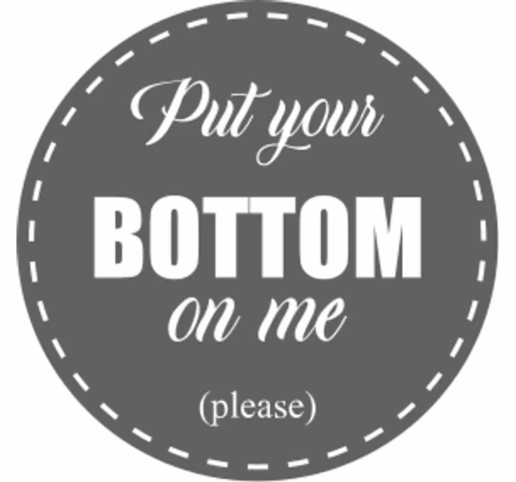 Dessous de verre bière message ludique - TenStickers