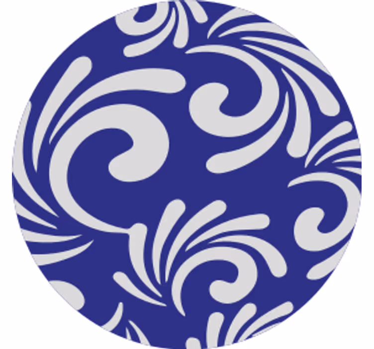 Dessous de verre motif à motif tourbillonnant - TenStickers