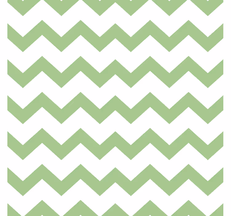 Dessous de verre motif chevrons verts - TenStickers