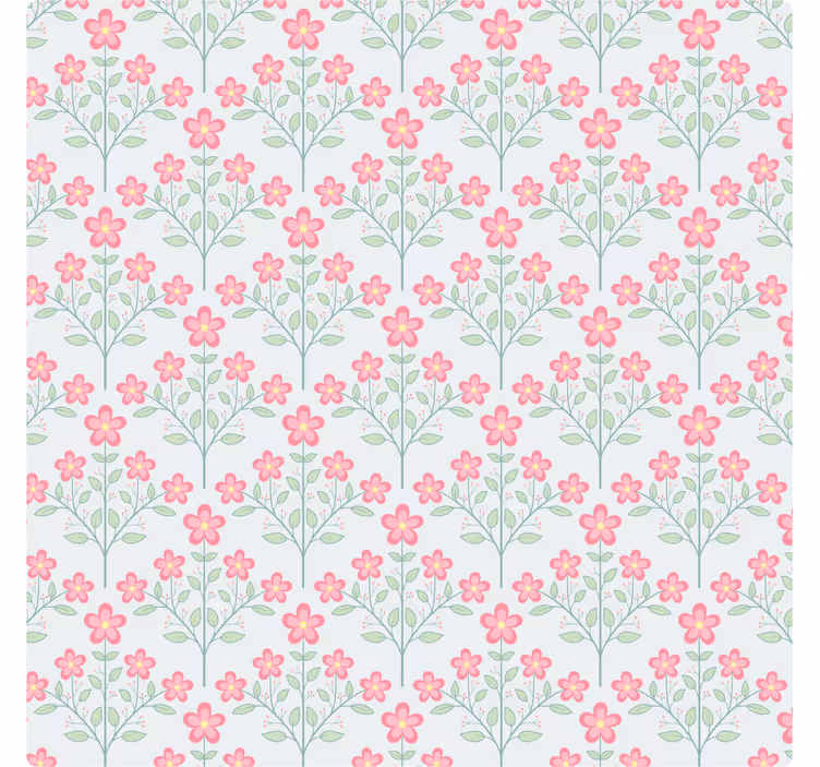 Dessous de verre motif floral pastel - TenStickers
