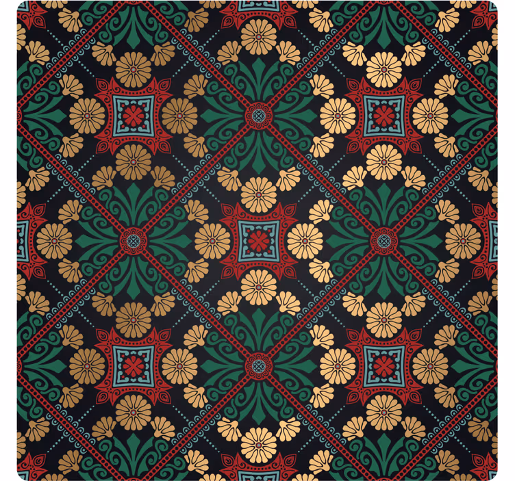 Dessous de verre en feuille décorative florale - TenStickers