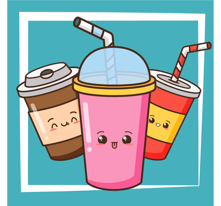 Dessous de verre geek personnages ludiques à boire - TenStickers