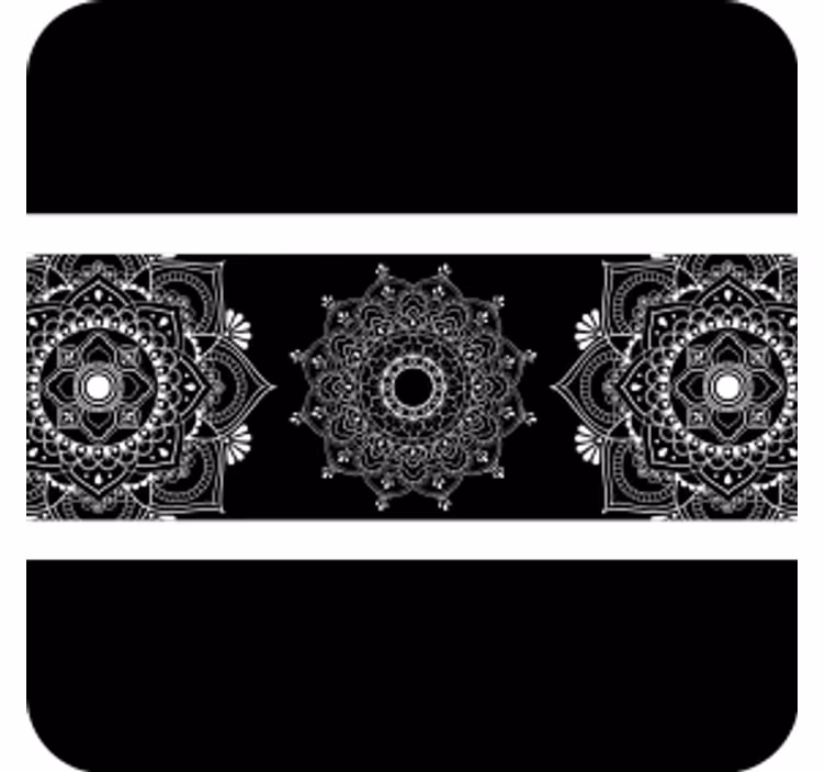 Dessous de verre motif mandala complexe - TenStickers