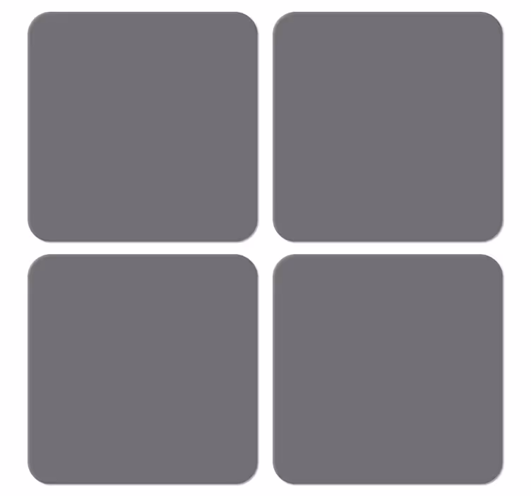 Dessous de verre moderne Gris - TenStickers