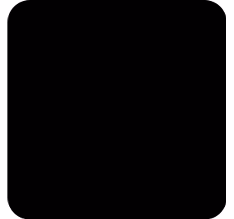 Dessous de verre surface carrée simple - TenStickers