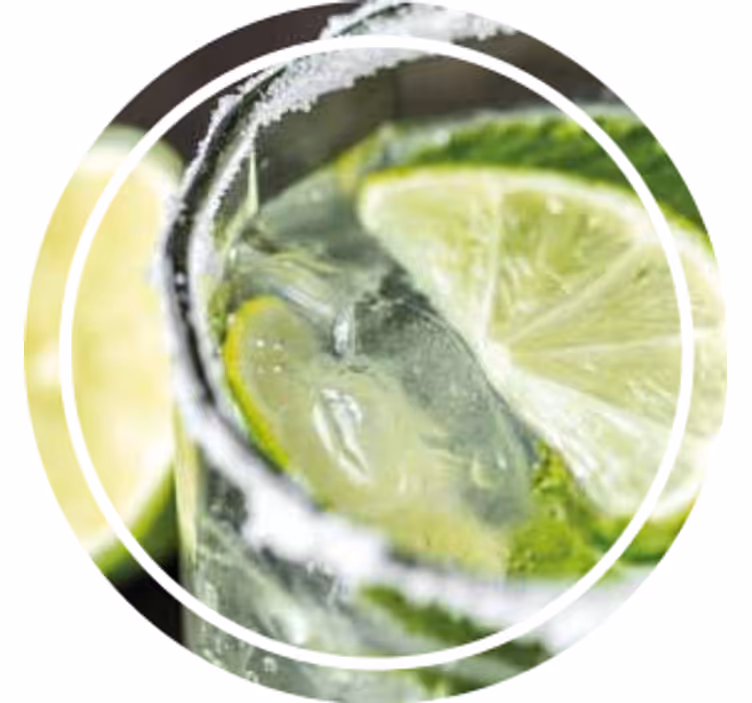 Dessous de verre personnalisable rafraîchissant à la lime - TenStickers