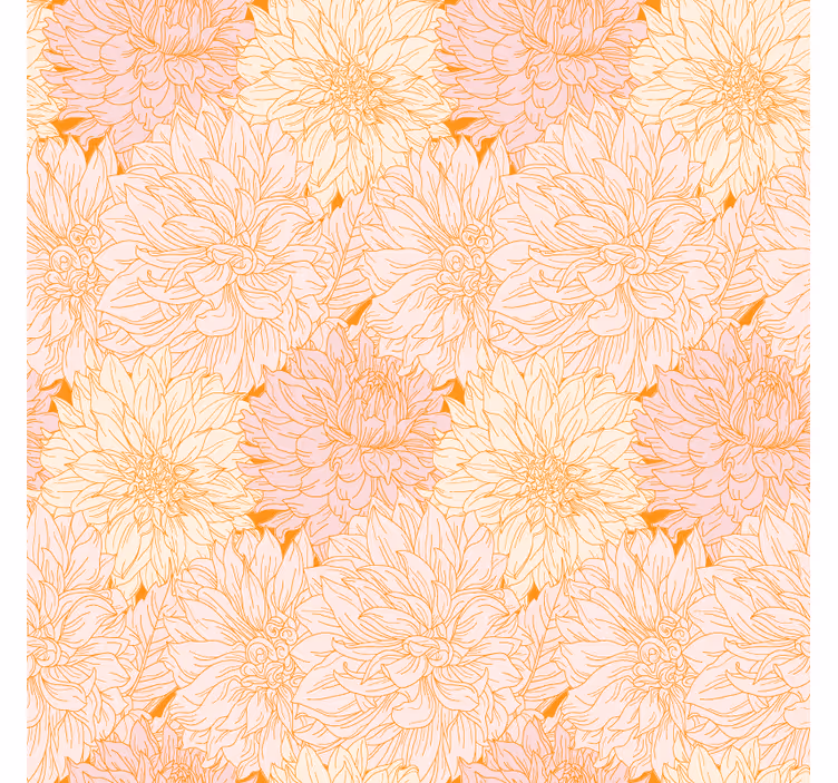 Dessous de verre arrangement de motifs floraux - TenStickers