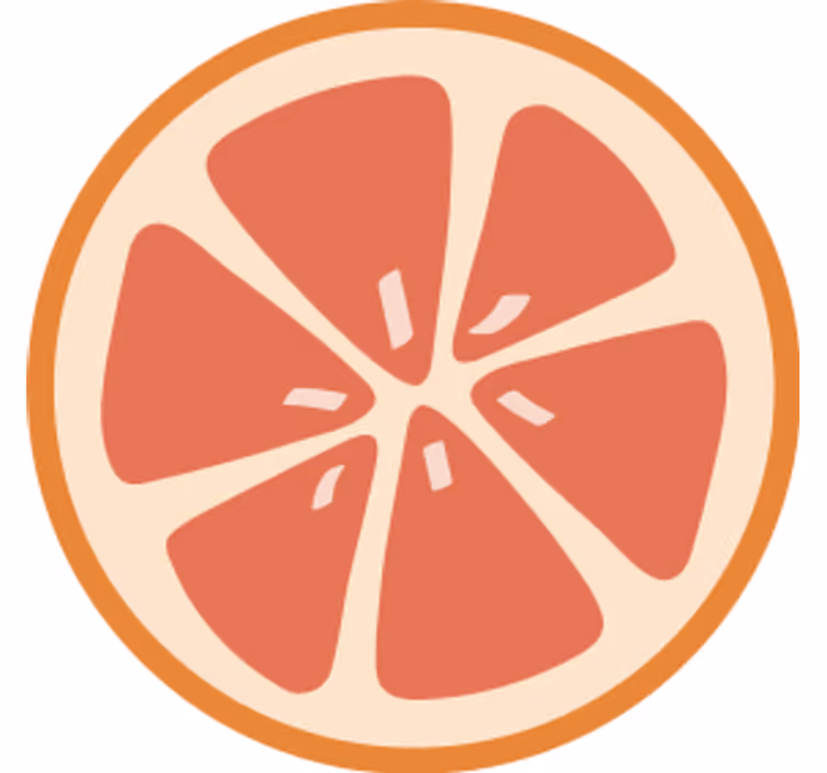 Dessous de verre bière motifs tranches d'agrumes - TenStickers