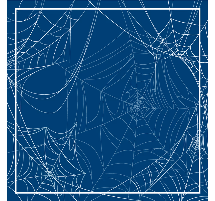 Dessous de verre Halloween motif de toile complexe - TenStickers