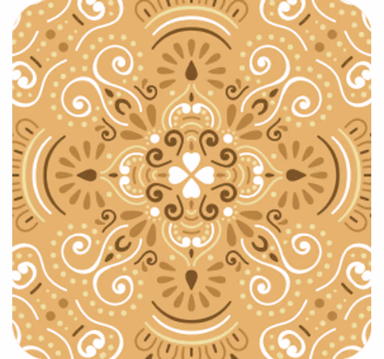 Dessous de verre motif tourbillon complexe - TenStickers