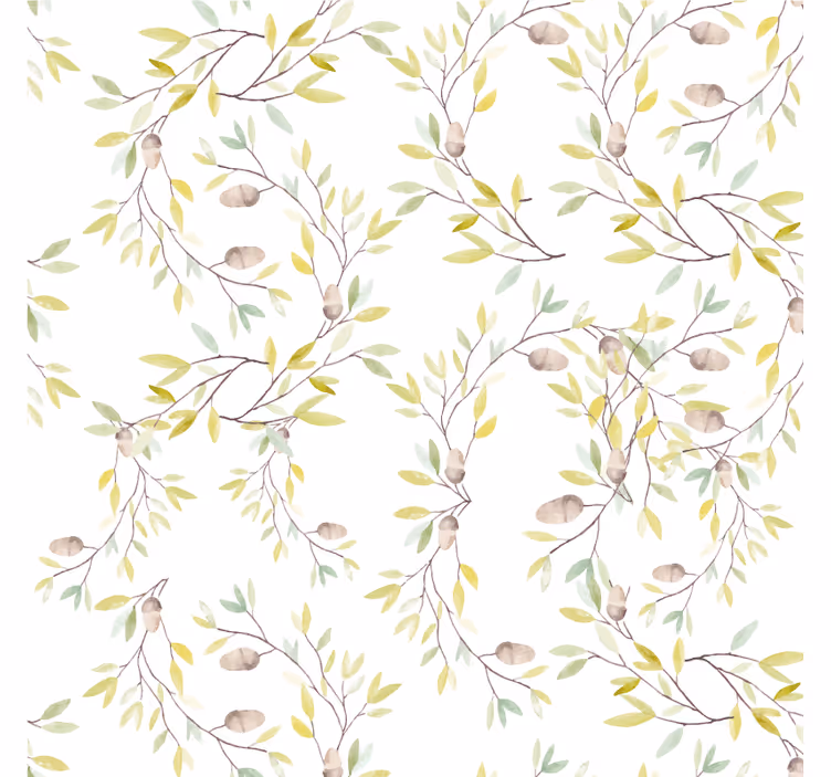 Dessous de verre motif vignes florales - TenStickers