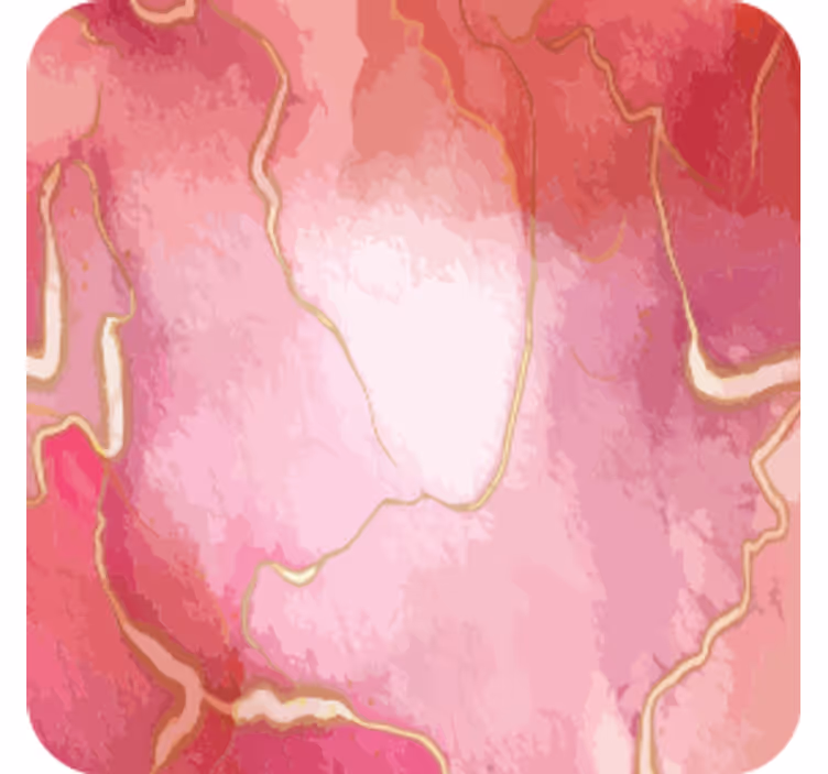 Dessous de verre marbre rose fluide - TenStickers
