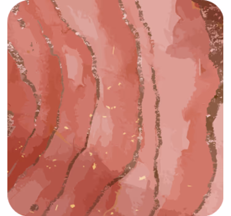Dessous de verre tourbillon de marbre rose abstrait - TenStickers