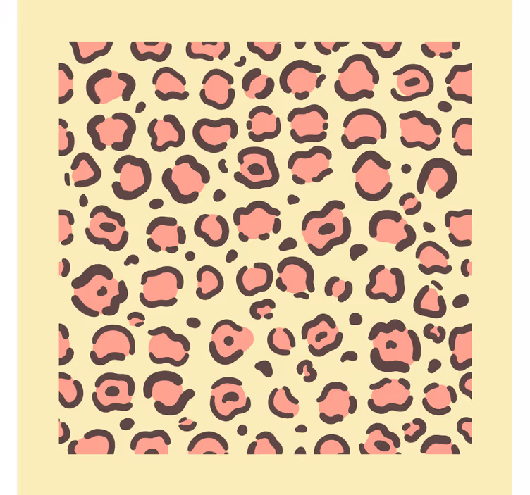 Dessous de verre moderne motif taches de léopard - TenStickers