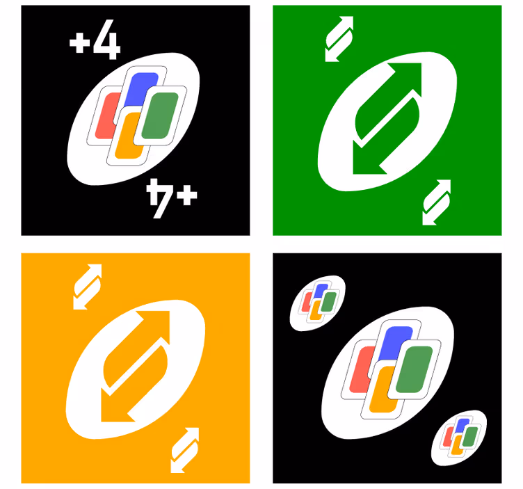 Dessous de verre geek motifs de cartes colorées - TenStickers