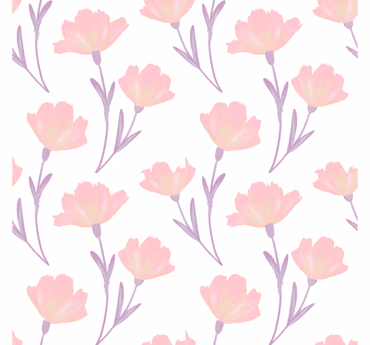 Dessous de verre imprimé motif floral - TenStickers