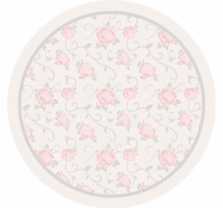 Dessous de verre vintage à motif floral vintage - TenStickers