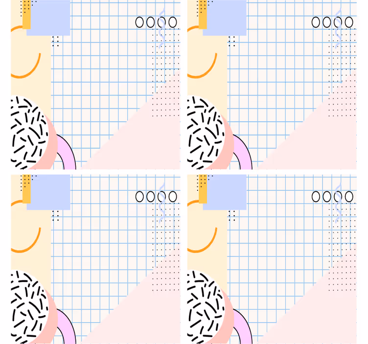 Dessous de verre moderne motif géométrique - TenStickers